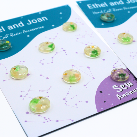 Virgo Handmade Buttons | Ethel and Joan Collaboration