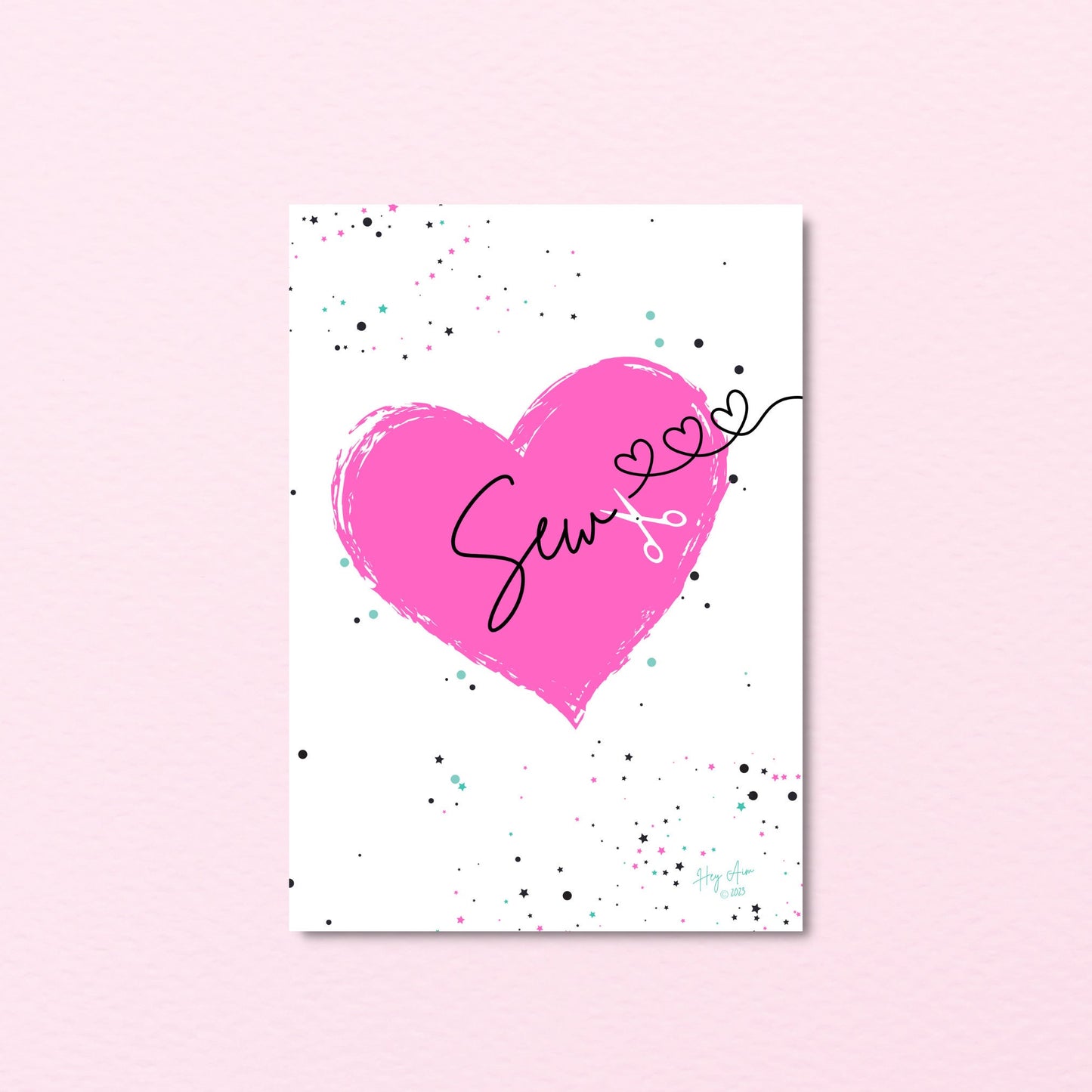 Sew | Digital Wall Art | Download Only | A3, A4, A5, A6 Sizes