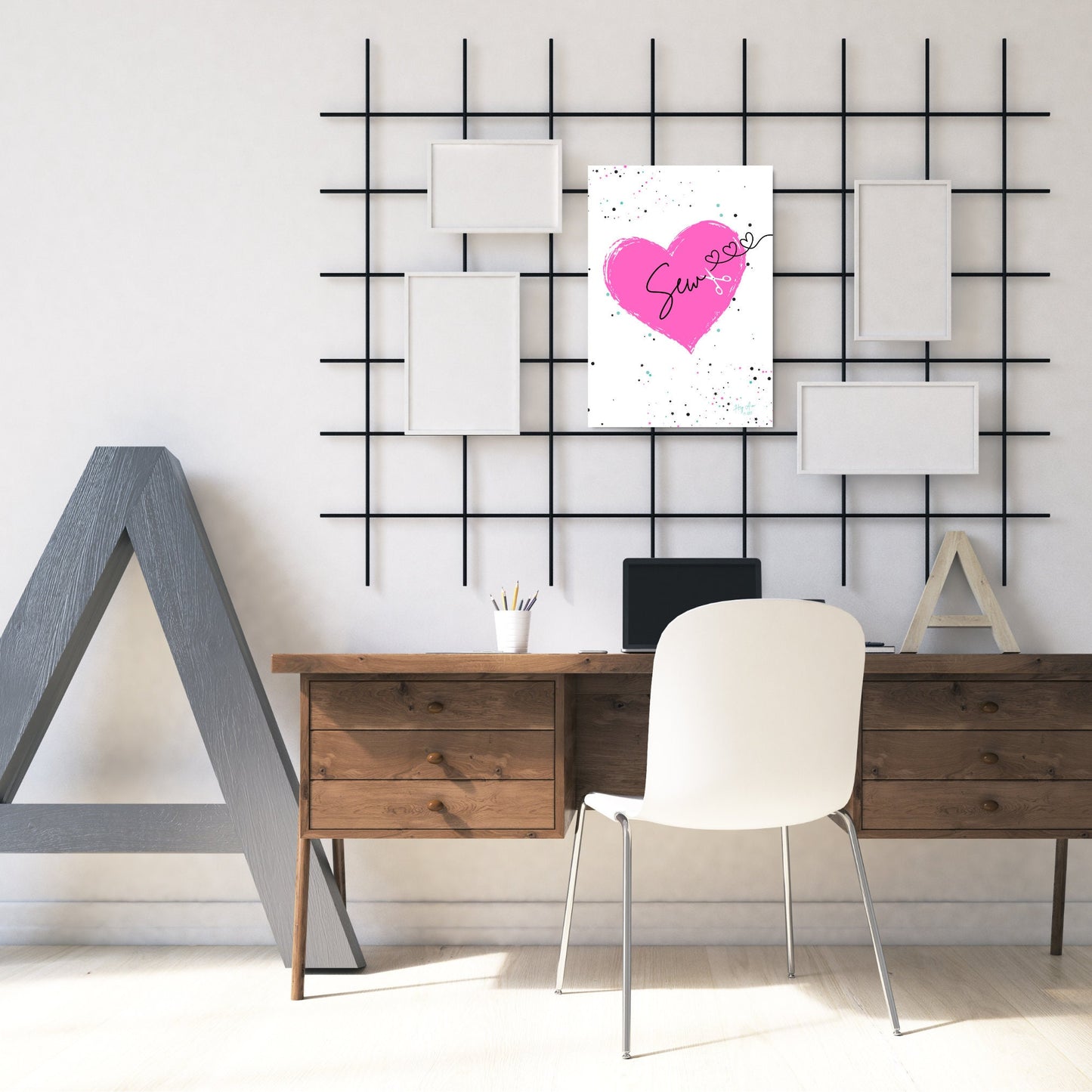 Sew | Digital Wall Art | Download Only | A3, A4, A5, A6 Sizes