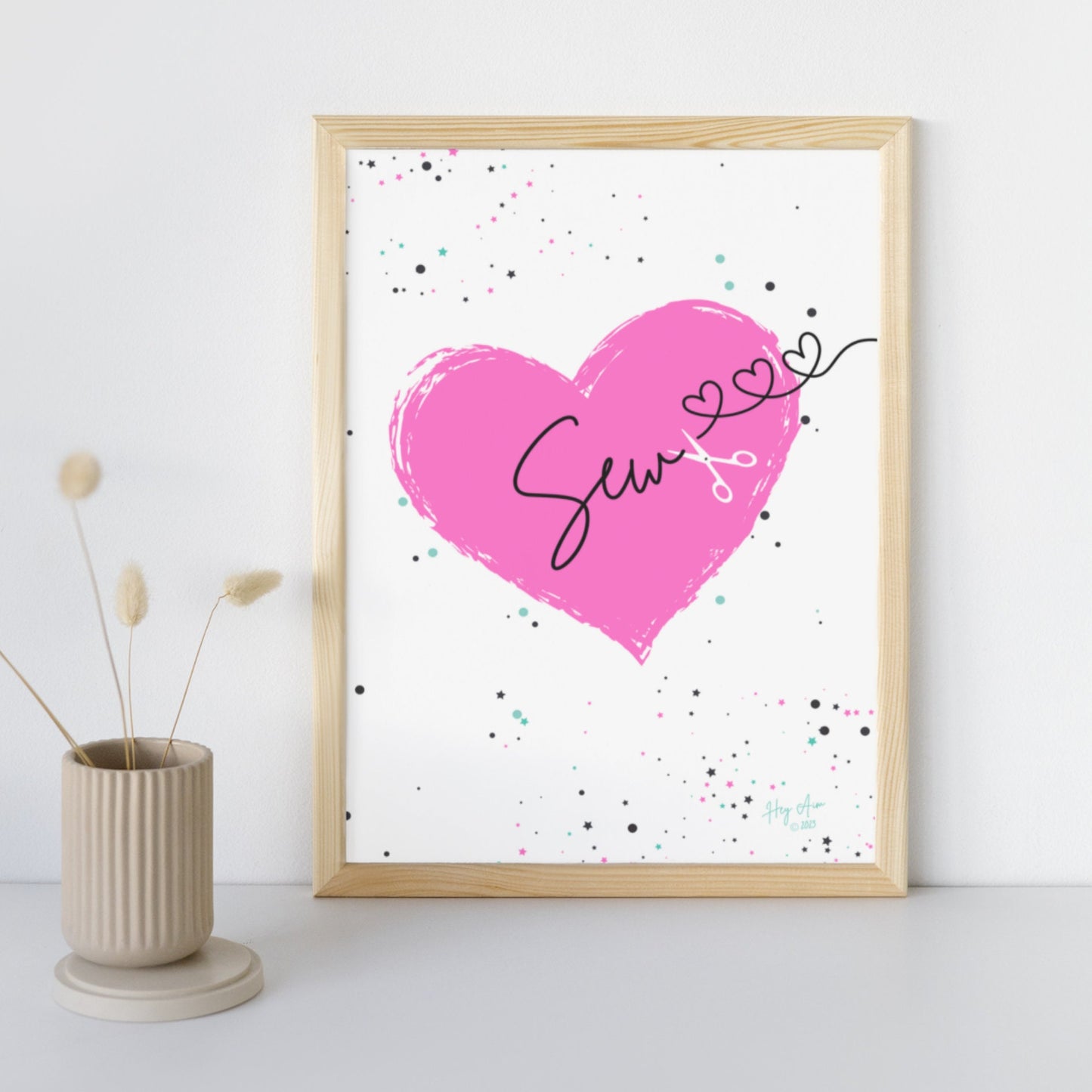 Sew | Digital Wall Art | Download Only | A3, A4, A5, A6 Sizes